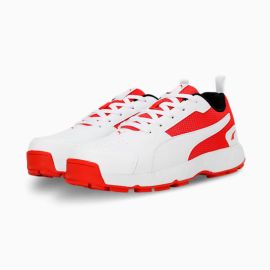 Puma 22 FH 10780602 Cricket Rubber Shoes Red White Size