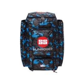 SS Duffle Camo Pack Blue Cricket Kit Bag
