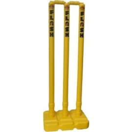 Flash Plastic Cricket Stumps Full Size