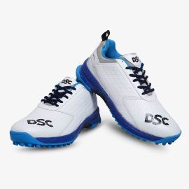 Dsc Jaffa 22 Navy White Cricket Rubber Shoes