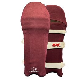 Gortonshire Cricket Pads Colored Skins Maroon