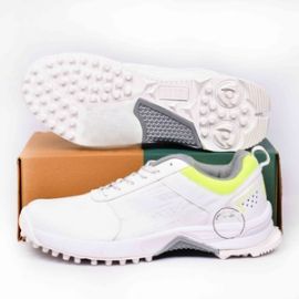 Gowin Turf Cricket Rubber All White Shoes Size