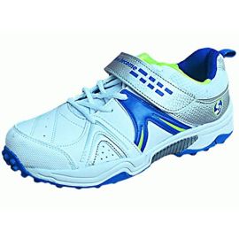 SG Century 4.0 Cricket Shoes Colour White Blue Lime