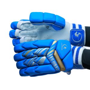 Gortonshire Armour Royal Blue Cricket Batting Gloves Mens Size