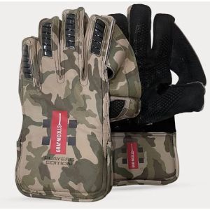 Gray Nicolls Limited Edition Camo Cricket Wicket Keeping Gloves Mens Size
