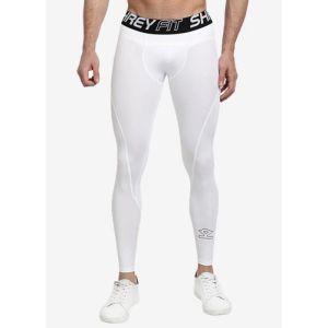 Shrey Intense Compression Long Tights Colour White Size