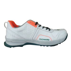 Gowin Nitro Cricket Spike White Valvetpine Shoes Size