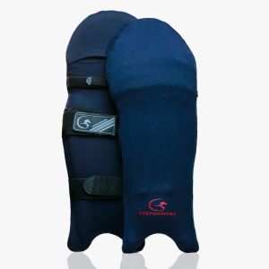 Gortonshire Cricket Pads Colored Skins Navy Blue