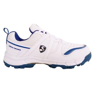 SG Steadler 6.0 Cricket Shoes White Royal Blue Size