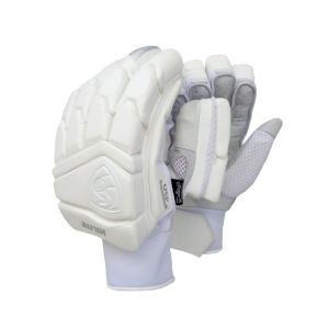 SG Hilite White Cricket Batting Gloves Mens Size Right And Left Handed