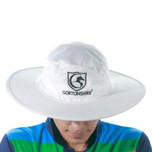 Gortonshire Cricket Panama Hat White