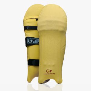 Gortonshire Cricket Pads Colored Skins Yellow