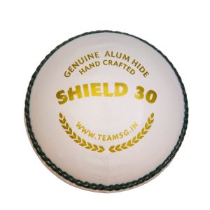 SG Shield 30 Cricket Ball Colour-White
