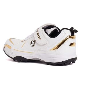 SG Century 5.0 Cricket Shoes Colour White Gold Black