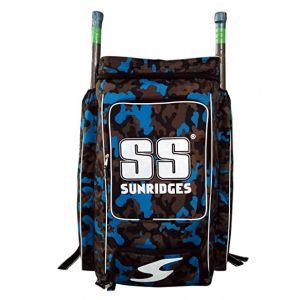 SS Duffle Camo Blue Cricket Kit Bag